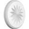 Ekena Millwork Standard Grayson Flower Rosette With Rounded Edge, 4"W x 4"H x 1/2"P ROSP040X040X050GRY11 - alternate 1